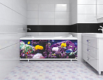 Экран для ванн 1,68м "Ультра легкий" АРТ (Подводный мир)