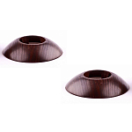 Розетты напольные d-28мм Венге (2 шт)