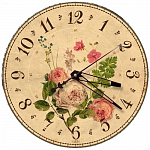 Часы настенные TIME 2 GO 401/09 "Роза" квадрат
