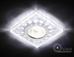 Светильник светодиодный S234 W/CH/WH белый/серебро/MR16+3W(LED WHITE)