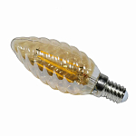 Лампа светодиодная LED-СВЕЧА ВИТАЯ 7Вт 230В 3000К 630Лм Е14 золотистая IN HOME