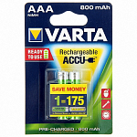 Аккумулятор AAA 800 mAh R2U Longlife VARTA блистер 4 (10)