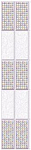 Панель ПВХ 2,7*0,25 Виола мозаика трио вставка  UNIQUE