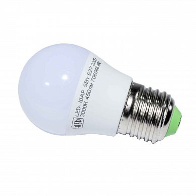 Лампа светодиодная LED-Р45 5Вт 220В 3000К 400Лм Е27 ASD