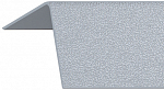 Серебро  угол с тиснением текстурный Rico Mouding  20*20мм 2,7м
