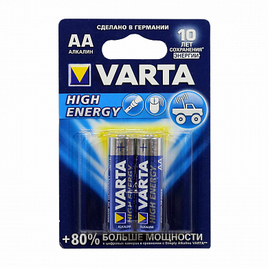 Батарейка VARTA HIGH ENERGY AA блистер 2 (20)