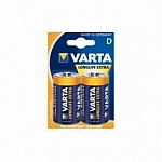 Батарейка D Longlife VARTA блистер 2 (10)