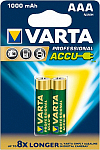 Аккумулятор AAA 1000 mAh Professional VARTA блистер 4 (10)