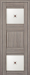 Дверное полотно экошпон стекло 6 X Орех Пекан (Серый Дуб)  600*2000 мм УЦЕНКА