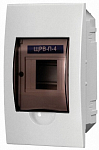 Бокс ЩРН-П 24 модуля навесной пластиковый, дверь черная, белый IP41 EKF