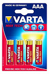Батарейка AАA Max Tech (Longlife max power) VARTA блистер 4