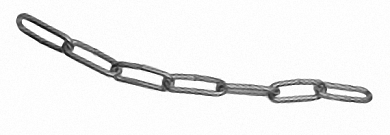 Цепь длинозвенная DIN763 М8 (10м) (м.пог)