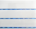 Панель ПВХ потолочная 3,0*0,24*0,008 Софито Элегия голубая 3-х секционная