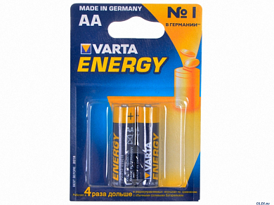 Батарейка AA Energy VARTA блистер 4 (20)