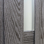 Дверное полотно LUXURU 537 Антрацит (стекло мат.бел.) 700*2000 мм
