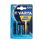 Батарейка AAA High Energy (Longlife Power) VARTA блистер 4 (10)