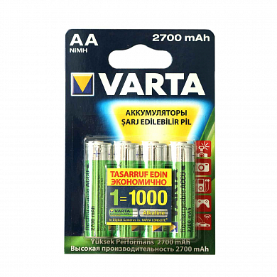 Аккумулятор AA 2700 mAh Professional VARTA блистер 4 (10)