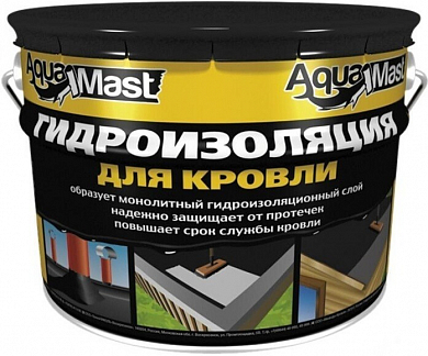 Мастика резино-битумная AquaMast 3кг