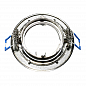 Светильник литой пов. GU5.3 12V (220V) 50Вт "гравировка по кругу" сатин никель/никель ЭРА