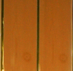 Панель ПВХ потолочная 3,0*0,20*0,008 Софито 2 полосы сосна карельская