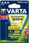 Аккумулятор AAA 1000 mAh Professional VARTA блистер 2 (10)
