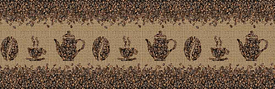 Панель интерьерная 3000х600х1,5мм Кофейные зерна