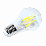 Лампа светодиодная LED-A60 9Вт 230В 4000К 810Лм Е27 прозрачная IN HOME