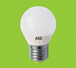 Лампа светодиодная LED-Р45 5Вт 220В 3000К 400Лм Е14 ASD