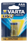 Батарейка VARTA LONGLIFE AAA блистер 2 (10)