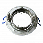 Светильник литой пов. GU5.3 12V (220V) 50Вт "гравировка по кругу" перл/сереб/никель ЭРА