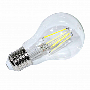 Лампа светодиодная LED-A60-PREMIUM 6Вт 160-260В  Е27 4000К 540Лм прозрачная ASD