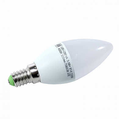 Лампа светодиодная LED-СВЕЧА 3,5Вт 220В 4000К 300Лм Е14 ASD