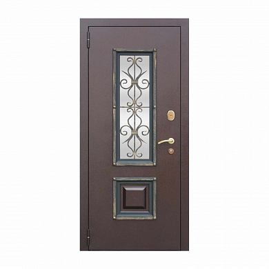 Дверь метал. 8см Венеция Венге 860*2050 L