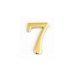 Цифра дверная "7" Apecs DN-01-7-Z-G золото