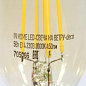 Лампа светодиодная LED-СВЕЧА НА ВЕТРУ 5Вт 230В 3000К 450Лм Е14 золотистая IN HOME