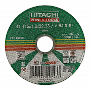 Круг отрезной по металлу HITACHI 115*1.2*22мм